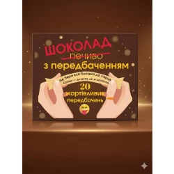 Подарунковий шоколадний набір Жартівливі Передбачення (чорний шоколад)